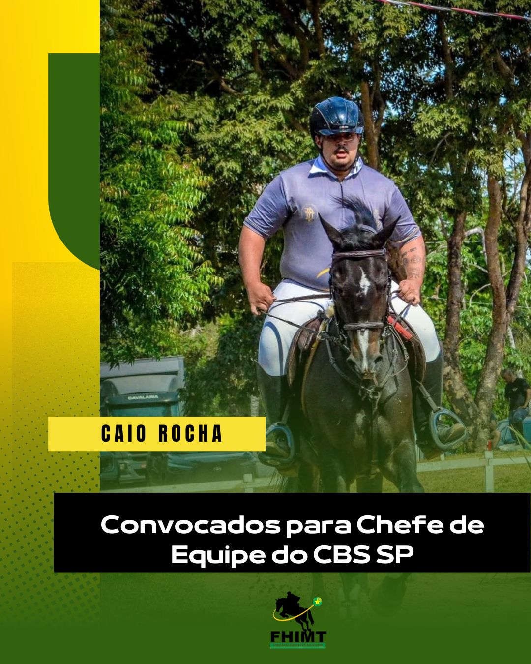 Chefe de Equipe para o CBS de Amadores e Sênior Top